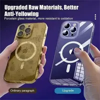 New Anti Drop For iPhone 16 15 14 13 12 11 Pro Max PC Material Non yellowing Magnetic Charging Anti slip UltrathinProtectiveCase - Image 3
