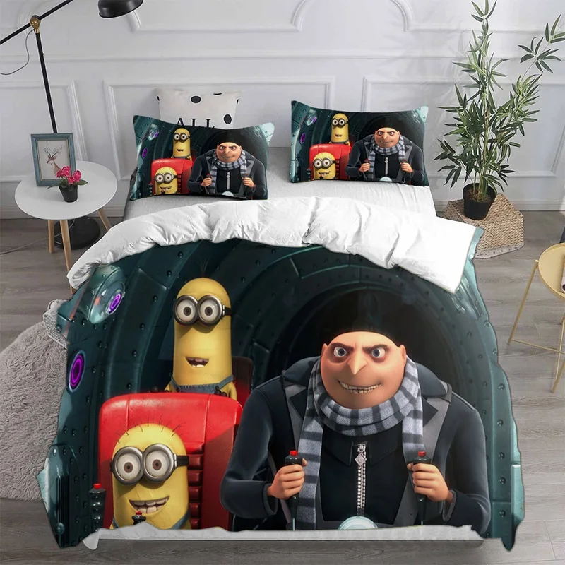 Parure De Lit Marvel Comics 140x200cm - Housse De Couette + Taie D'oreiller - 100% Coton - Enfants