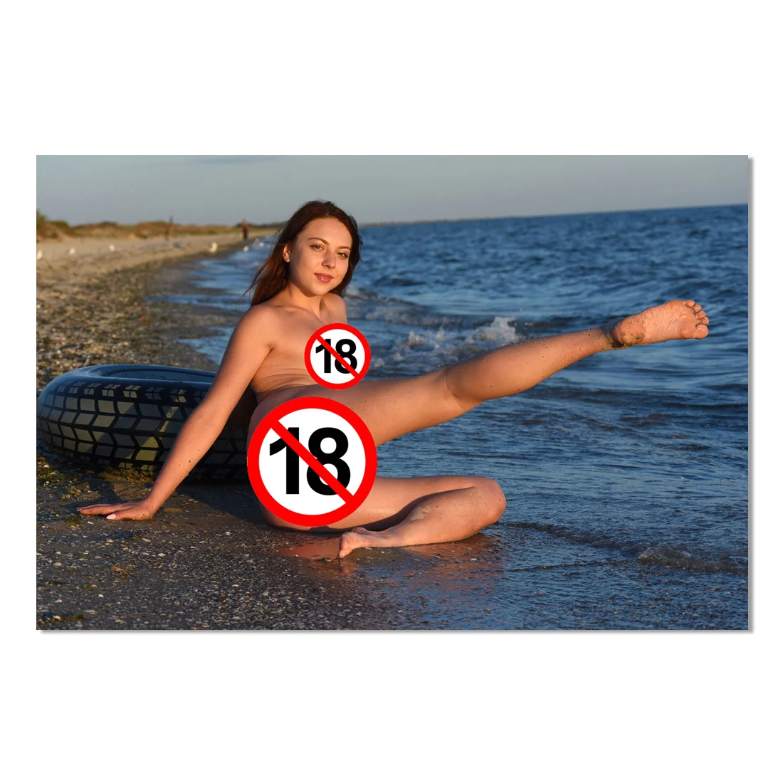 Sexy Girl Beach Naked Woman Uncensored Photo Posters and Prints Wall Art  Canvas Paintings for Home Living Room Decor - AliExpress