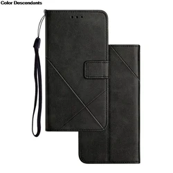 Leather Wallet Flip Stand Phone Cover Bag - Skin Feel Edition for Redmi note14S (Black)