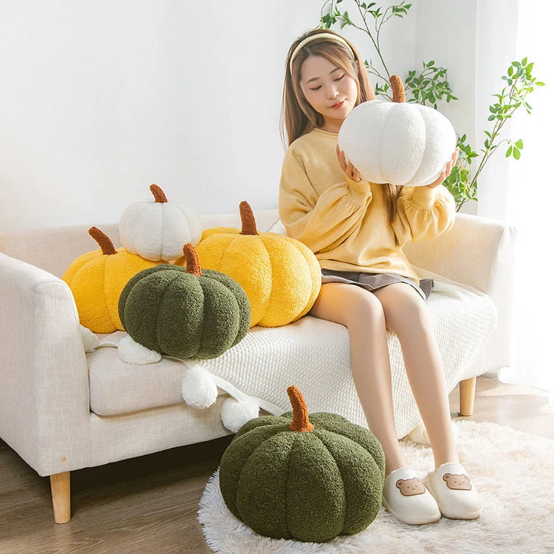 Pumpkin Plush Pillow Living Room Bedroom Decoration Window Pillow Sofa Cushion Pumpkin Throw Pillow Halloween birthday Kids Gift 2