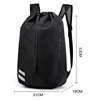 Unisex Sports Backpack Oxford Fabric Bucket Drawstring Waterproof Outdoor Soccer Football Basketball Backpack Bags 3