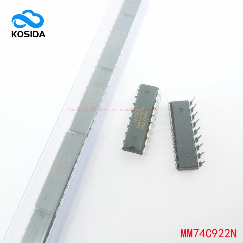 10PCS MM74C922N MM74C922 74C922N 74C922 DIP-18 Multiplexer chip Logic IC New and original |