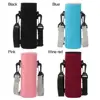 Water Bottle Cover Bag Pouch With Strap Neoprene Water Pouch Holder Shoulder Strap Black Bottle Carrier Insulat Bag 5