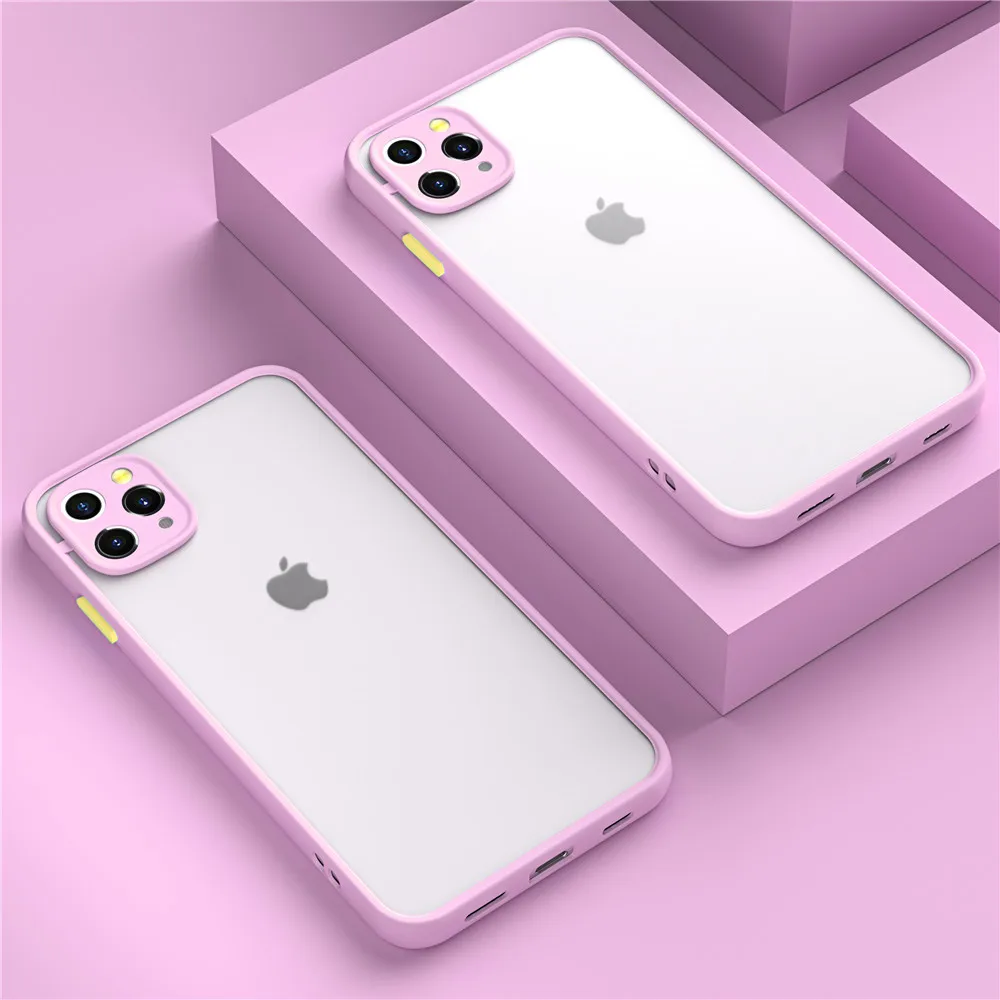 thumbnail image 1 of Funda de lujo a prueba de golpes para iPhone, carcasa dura de silicona transparente para iPhone 13, 14, 15, 12, 11 Pro, Xs Max, X, XR, 8, 7 Plus, SE mini, 1 of 5