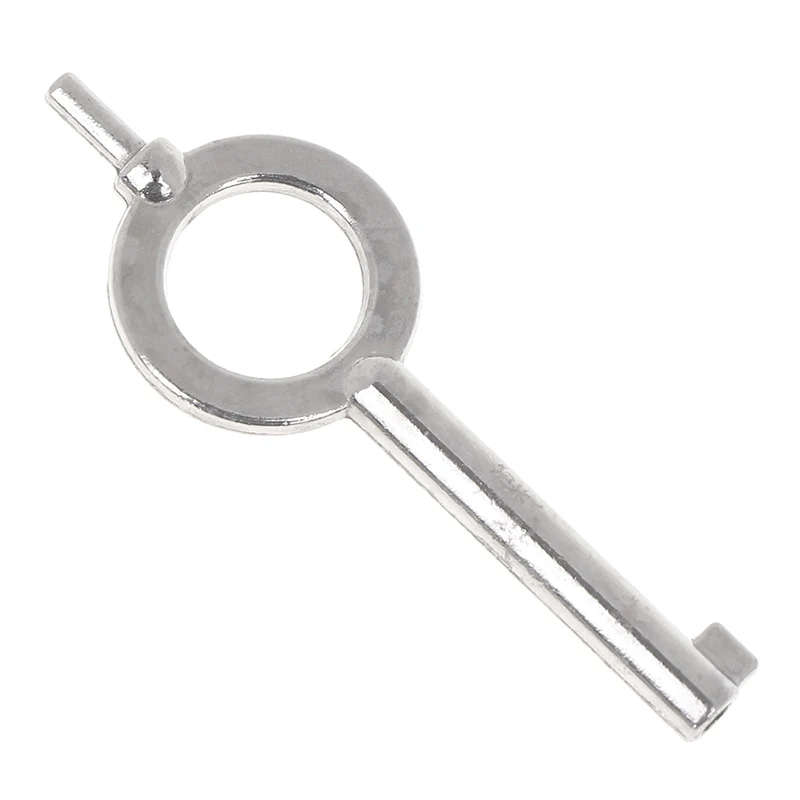 새로운 1개 미국식 범용 플랫 키 블랭크 특수 키 수갑 잠금 키 아연 합금 키체인