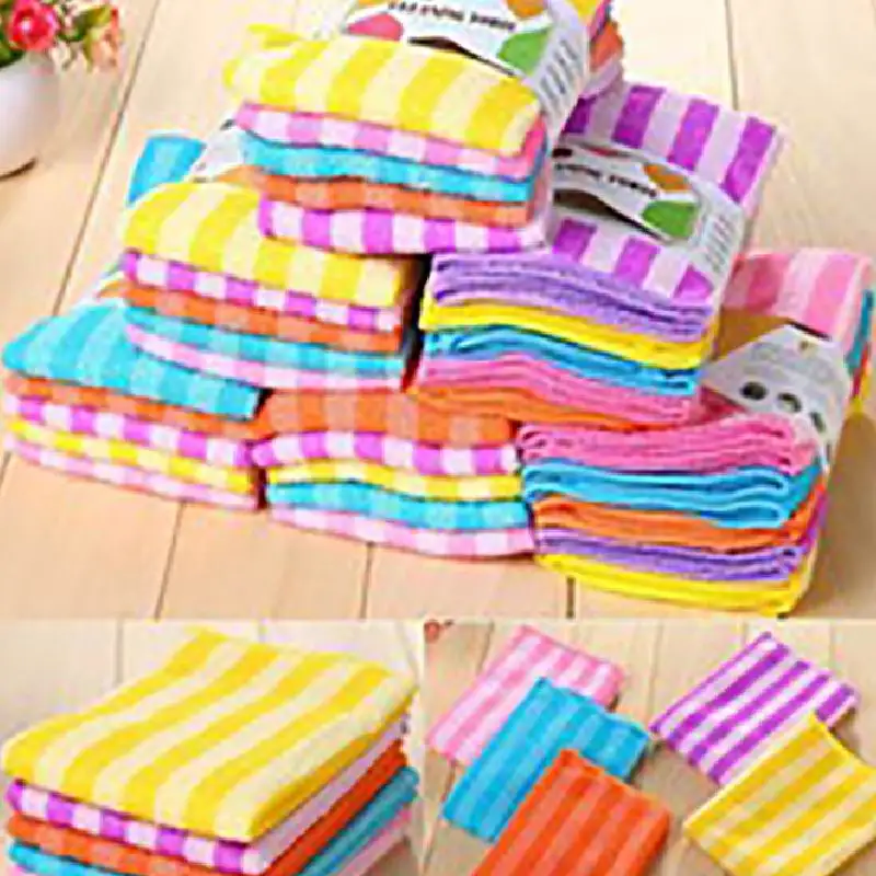 

1Piece Kitchen Cleaning Towel Microfiber Cloth Super Absorbent Non-stick Oil Dish Towel Rags Household Cleaning Towel