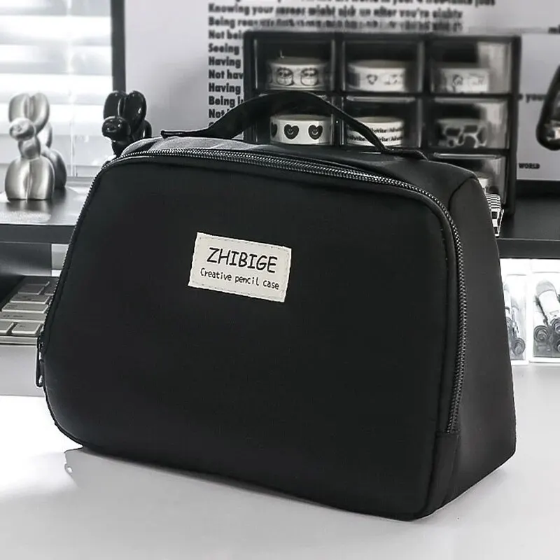Large-Capacity 9-Layer Multi-Functional Canvas Pencil Case