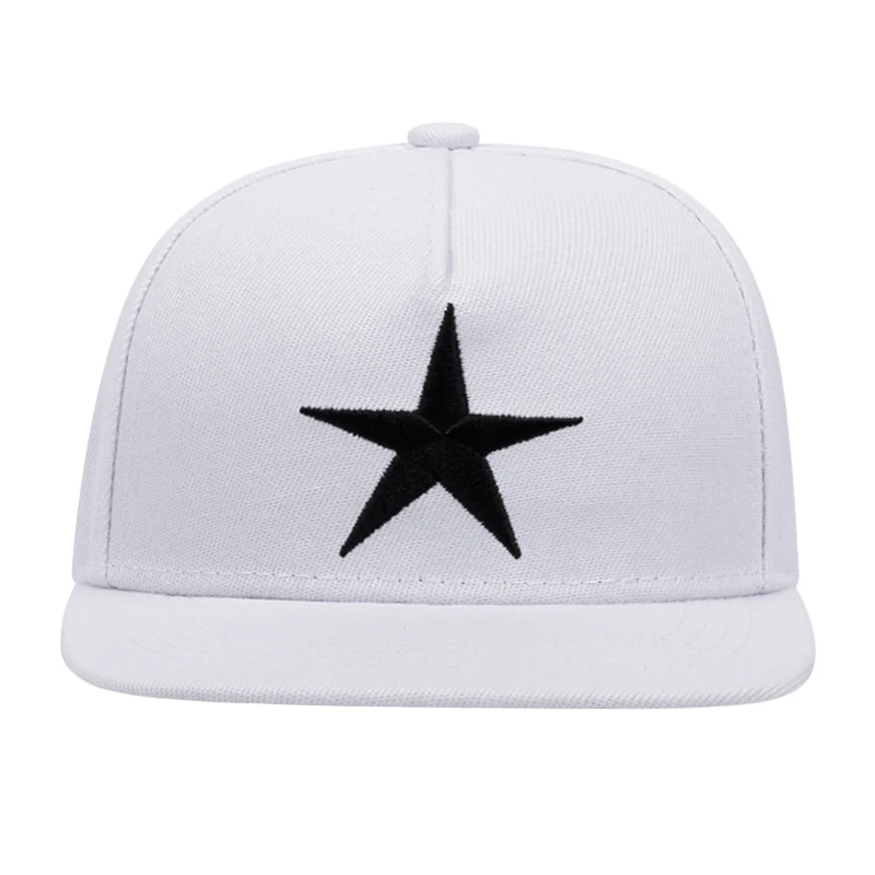 Kinder Pentagramm Stickerei Mode Snapback Cap Outdoor Straße Hip Hop Caps Outdoor Einstellbare Baseball Cowboy Caps – Detail 4