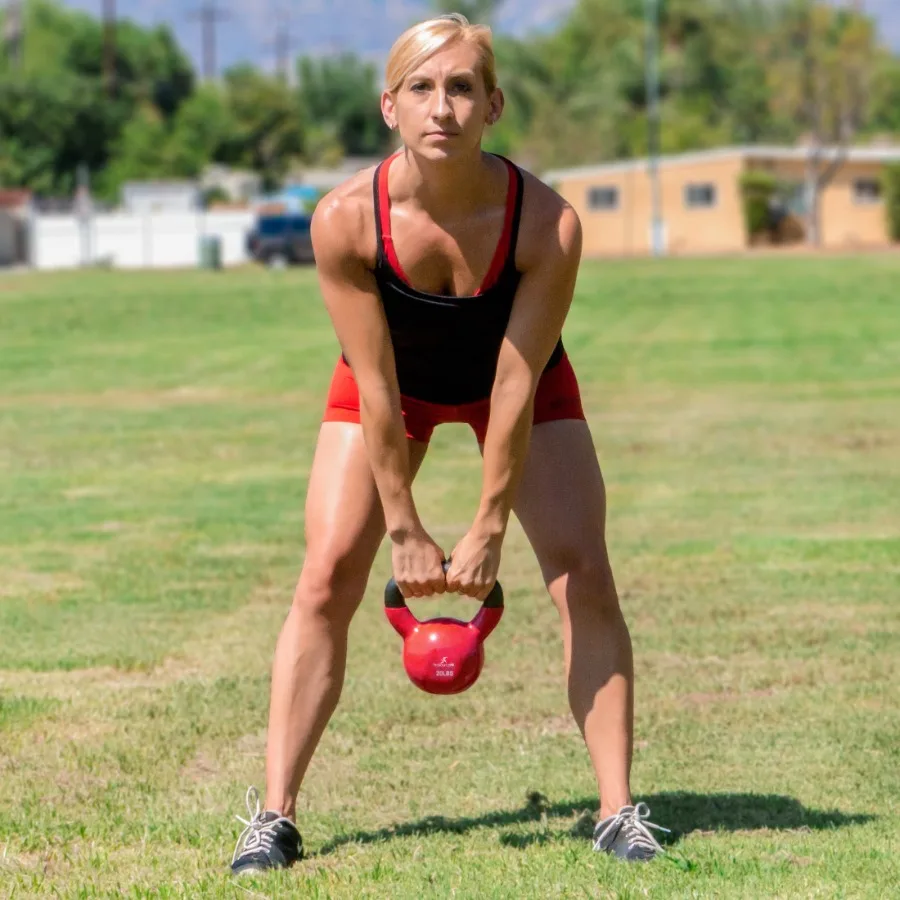 20lb Vinyl Kettlebell 5
