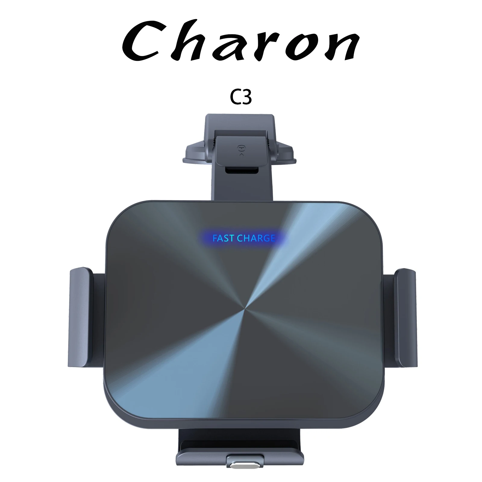 

Charon C3 15W Qi Wireless Fast Charger Car Mobile Phone Holder Charging Stand Fit For IPhone 14 13 12 Pro Max Samsung Z Fold