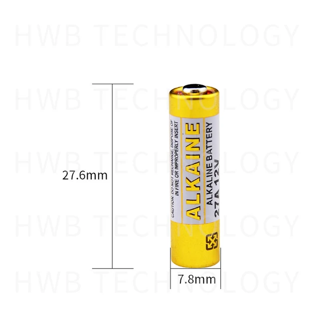 50PCS 27A 12V dry alkaline battery L828 27AE 27MN A27 for doorbell,car  alarm,walkman,car remote control etc - AliExpress