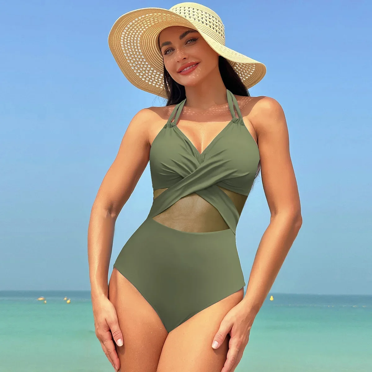 bikini swimwear women one piece swimsuit Sports Swimwear Sexy Swimsuit Beach One Piece Swimwear