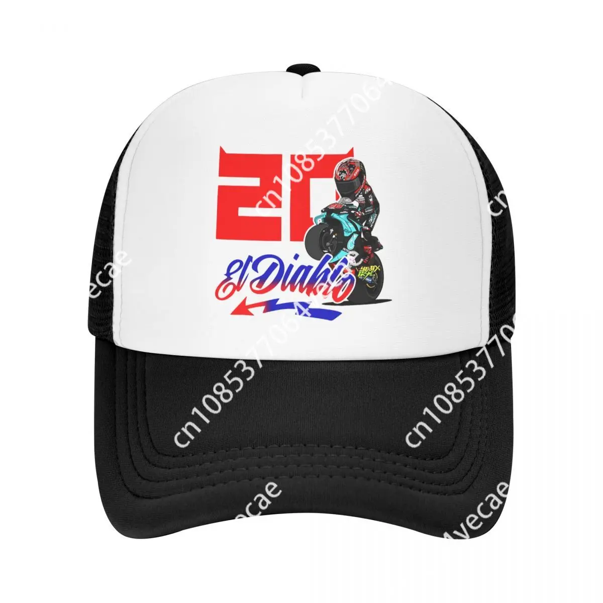 

Custom Fabio Quartararo Baseball Cap for Men Women Breathable Trucker Hat Sports Snapback Caps Sun Hats