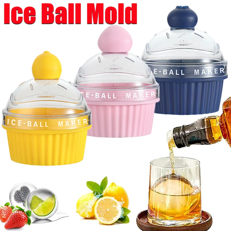 

Ice Ball Molds Food Grade Silicone Ice Hockey Molds Cake Designs Ice Spheres Ice Ball Maker Whiskey and Cocktail Ice Hockey Mold