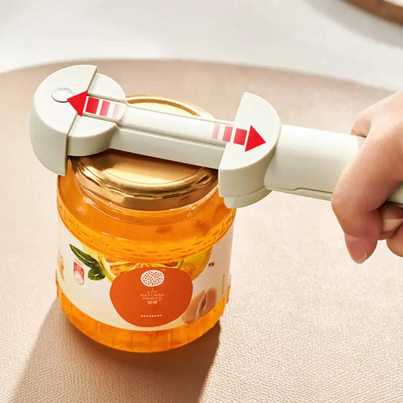 Multifunctional Retractable Bottle Opener Stainless Steel Can Opener Diam2.5-9.5cmAdjustable Lid Wine Beer Opener Kitchen Gadget_voghion.com