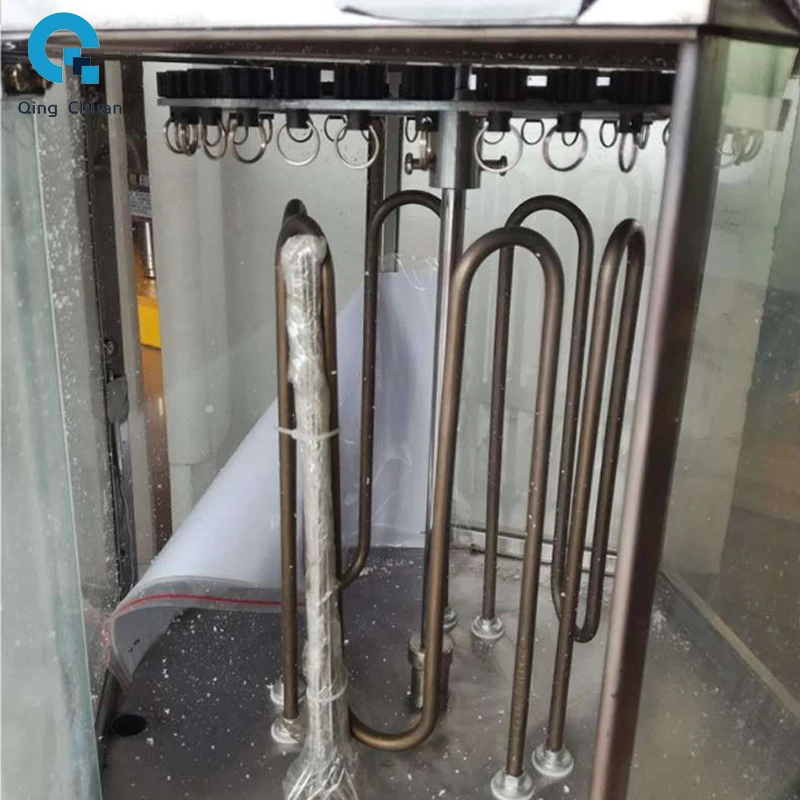 Qingchuan Rotary Corn Grill Grilled Chicken Wing Machine Corn Glass Display Cabinet Rotary Grill