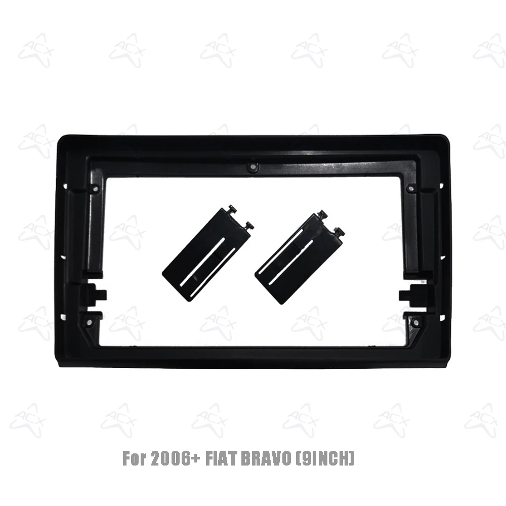 

2 Din 9-дюймовый автомобильный радиоприемник Fascia DVD GPS Mp5 ABS PC Пластиковый корпус для FIAT Bravo (198) 2006 - 2016 установочный комплект для приборной панели