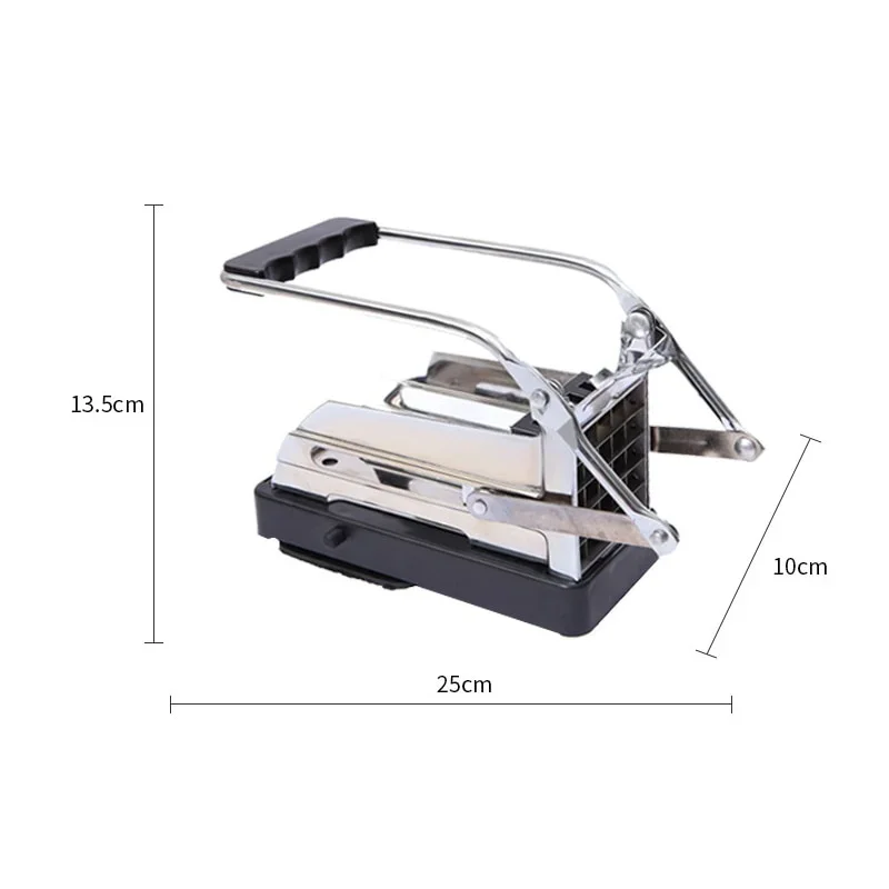 Food Slicer Non-slip Potato Cutting Machine Stainless Steel Home Use Potato Slicer Cucumber Kitchen Gadgets