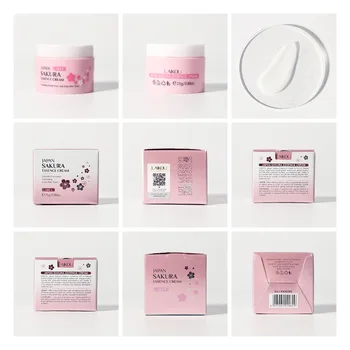 LAIKOU 25g Japan Sakura Face Cream Hydrate Cosmetics Moisturizing Cherry Blossom Essence Refreshing Facial Lotion Emulsions - Thumbnail 3
