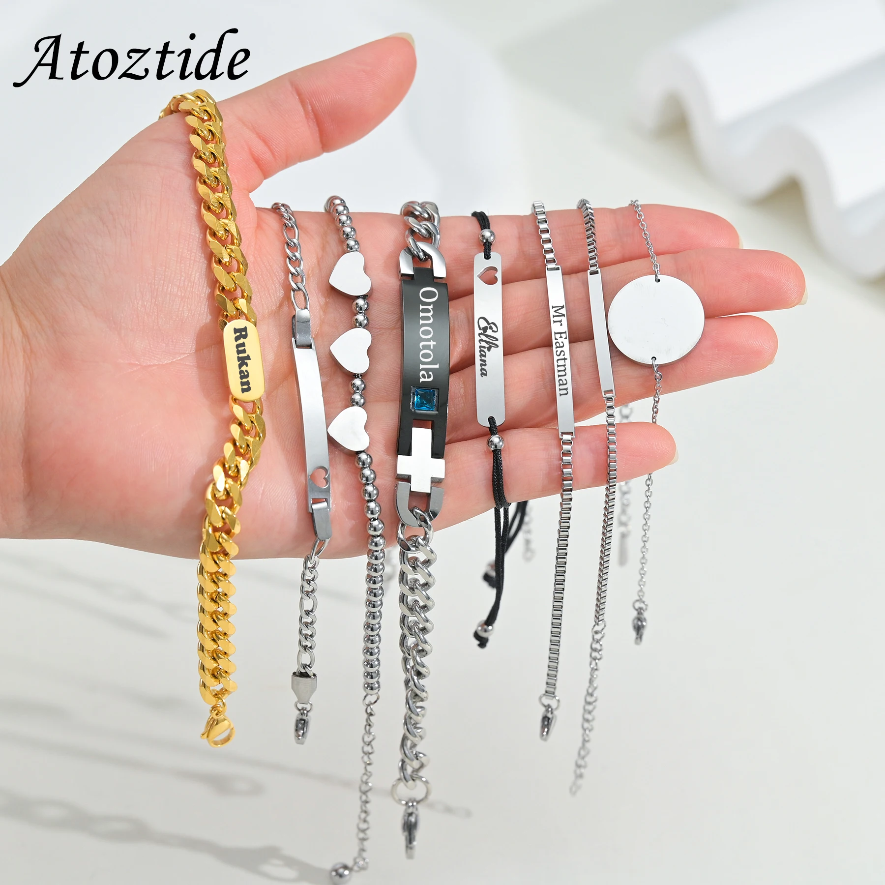 Браслет Atoztide из нержавеющей