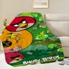 Game A-Angry-S Cartoon B-Birds Funny skicomfort warm Soft Baby blanket suitable Home Blanket for Home Office Daily Use Cover 4