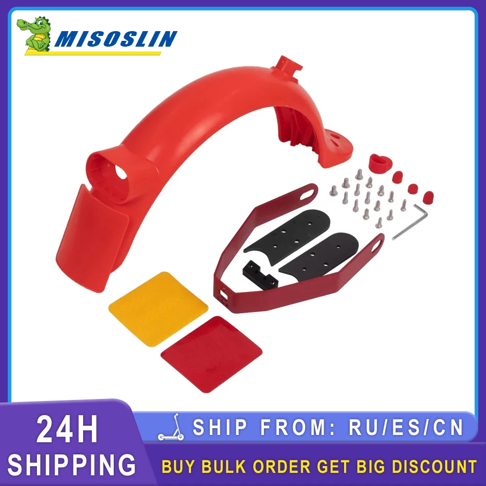 Parafango Posteriore Posteriore Parafango Staffa In Metallo Con Gap Cover Pad Per Xiaomi M365 Pro Pro 2 Scooter Elettrico 8.5 Ruota Per Pneumatici Da 