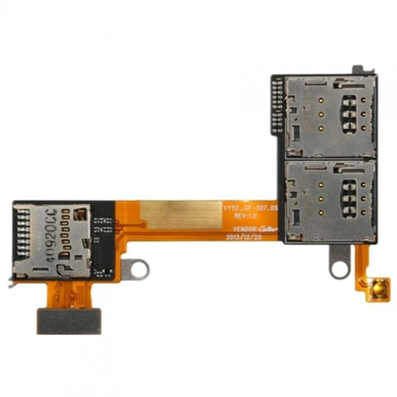 Cavo Flessibile Per Lettore Di Schede Sim / Sd Compatibile Per Sony Xperia M2 Dual D2302 # Sony Xperia M2 Dual (D2302)