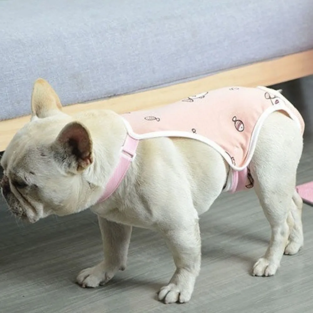 조절 가능한 강아지 생리 팬티, 새지 않는 어깨끈, 강아지 위생 팬티, 세탁 가능한 강아지 기저귀, 생리 기간용