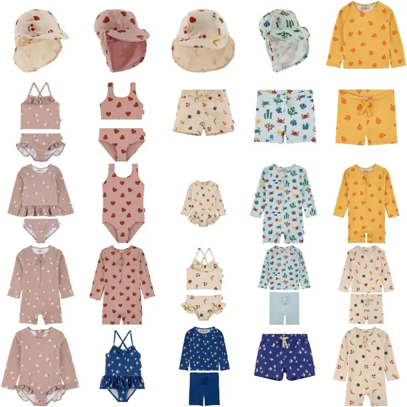 

Children's Swimwear 24KU Boys and Girls Printed Sunscreen Swimsuit