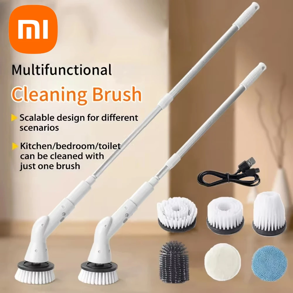 Electric Cleaning Brush 6-in-1 2000mAh Wireless Rotary For Xiaomi
