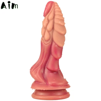 Dragon Dildo Woman Masturbator Sex Products Silicone Penis Dog Dildos Suction Cup Monster Didlo Sexy Toys Artificial Gode Adult 5