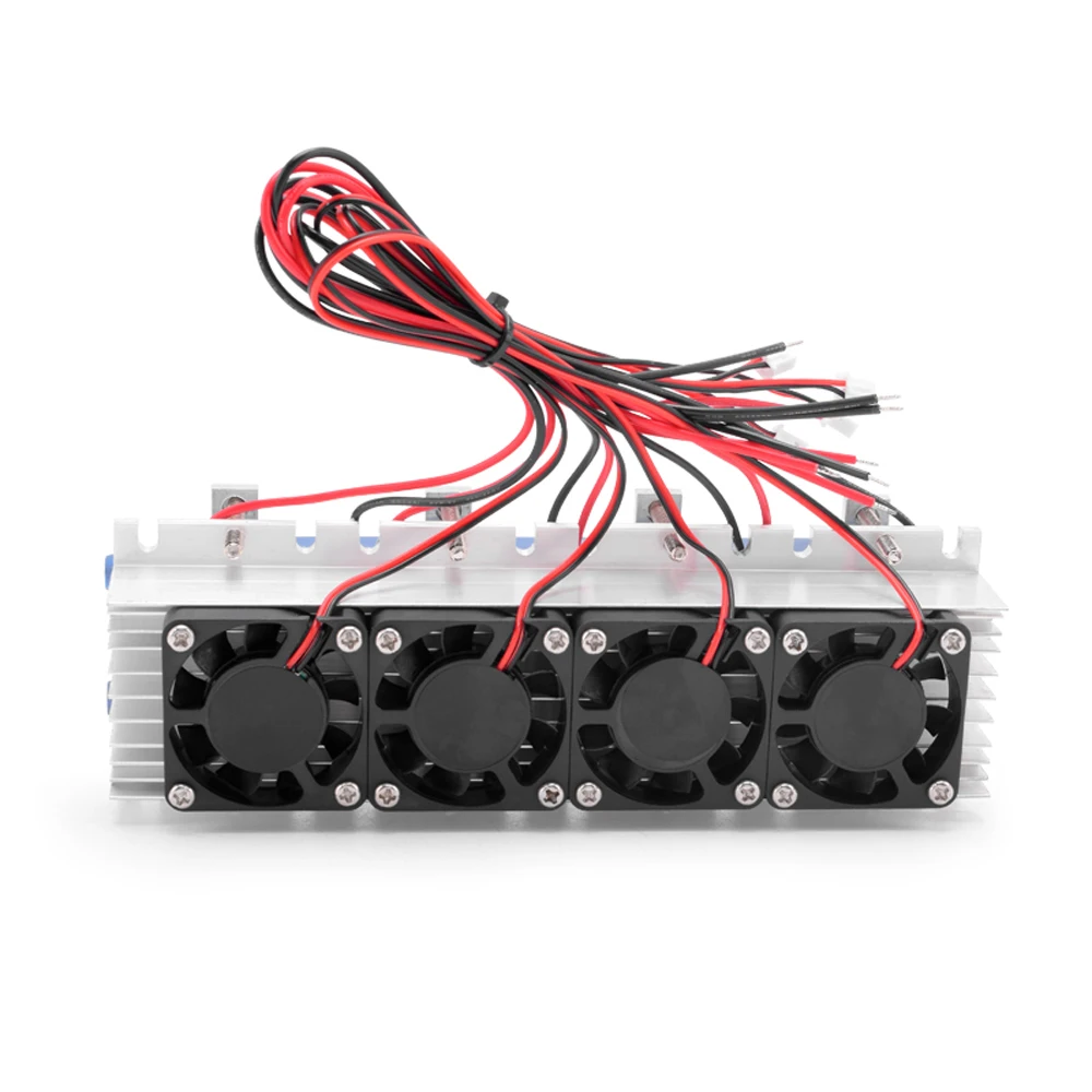 열전기 펠티에 냉각 쿨러, 반도체 냉각 시스템, 에어컨 선풍기용 DIY 키트, 288W, 12VDC, 30A