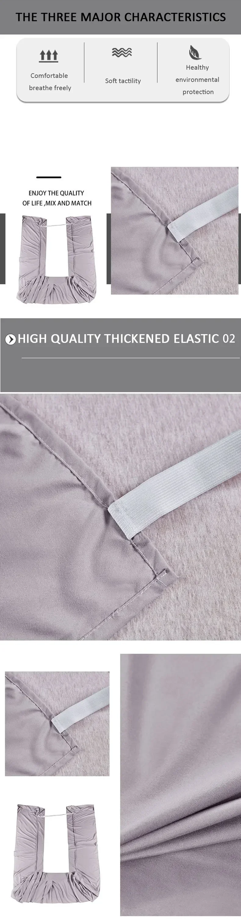 Description Picture 3 of item1PC Solid Colour Open Corner Bed Skirt Brushed Bed Cover Sheet Home Hotel Bed Skirt Bedspread Double/ King/ Queen/ Queen Size