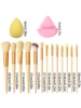 41448-ab528e.jpg 17PCS High-Quality Soft Makeup Brushes Set & Makeup Sponge & Triangular Powder Pads - Ideal New Year Makeup Gift for Girls