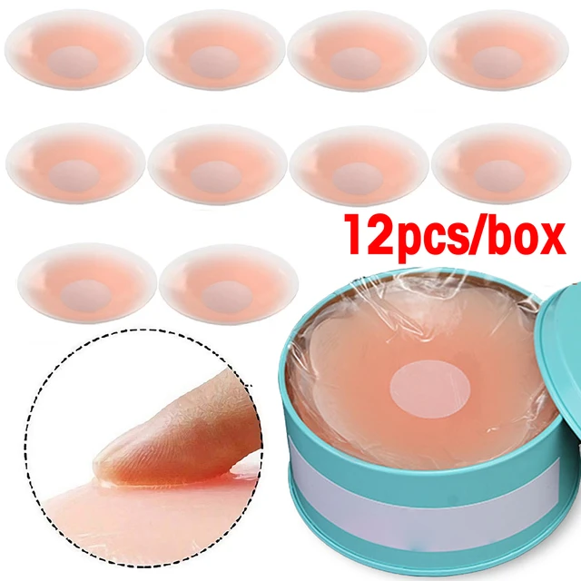 Reusable Invisible Self Adhesive Silicone Breast Chest Nipple Cover Bra  Pasties Pad Petal Mat Stickers Accessories for Woman - AliExpress