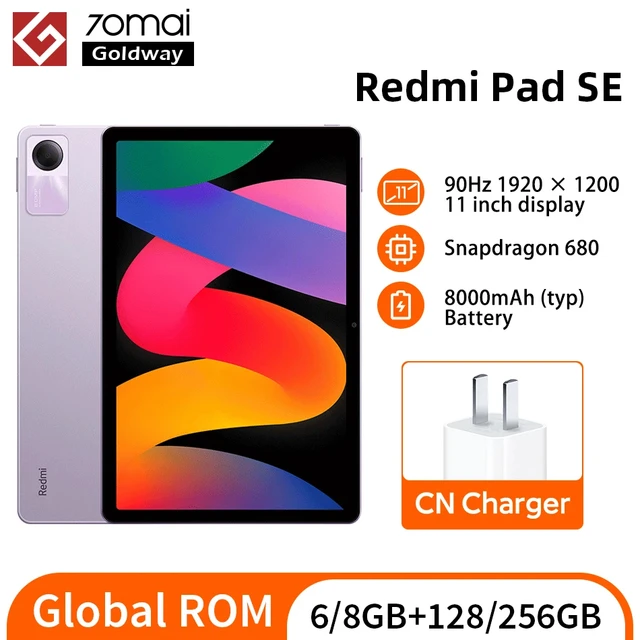 Xiaomi Redmi Pad SE Wifi Tablet 8GB+256GB 11'' IPS LCD Snapdragon 680  8000mAh