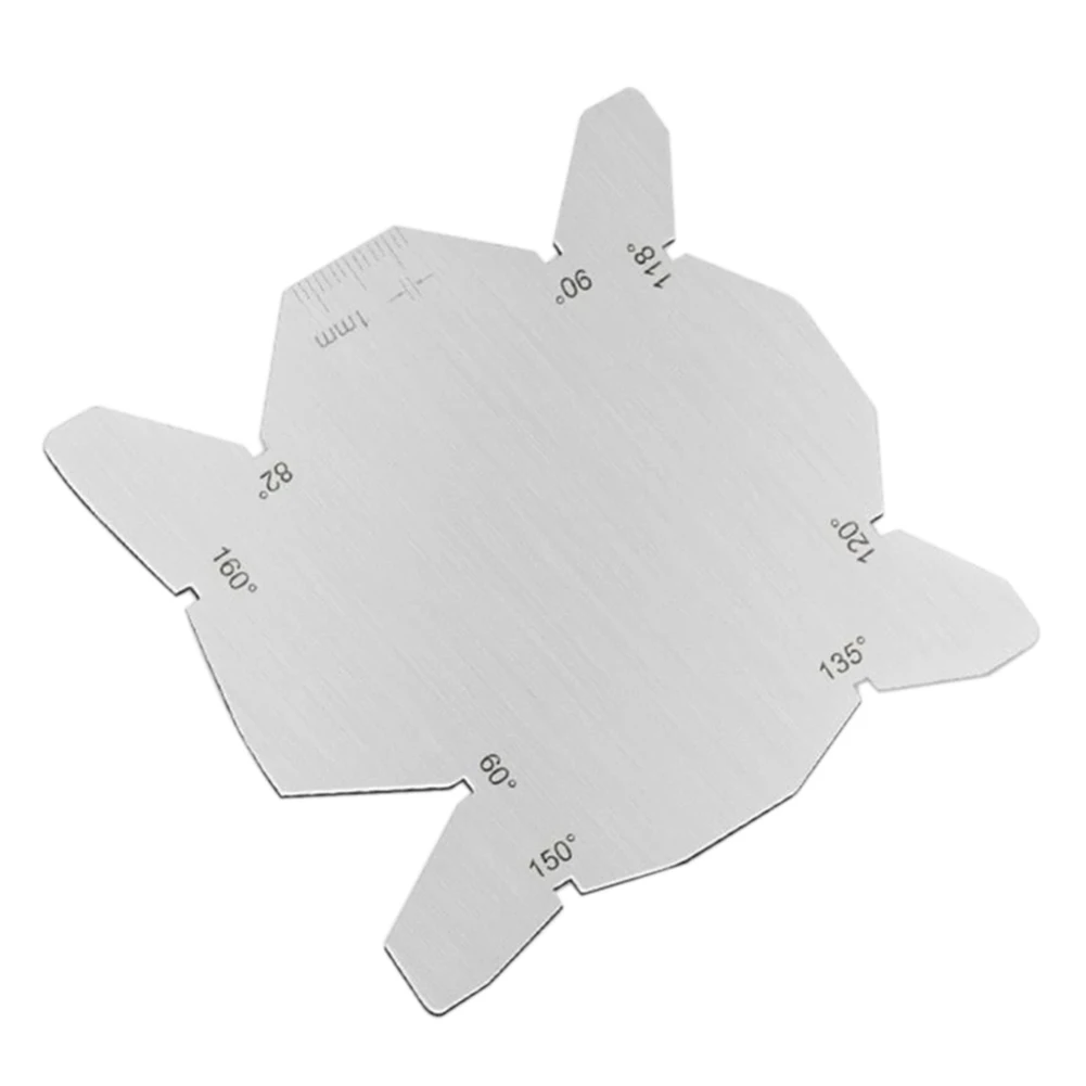 

Practical Durable Angle Gauge Measuring Tool Measuring Silver Stainless Steel 118 Degree Drill Bits Angle Gauge