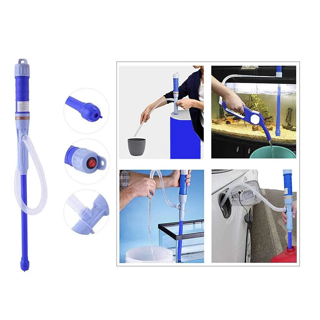 

3W 3V Fish Tank Pipe Pump Auto Electric Pumping Sucker Pipe Replacement Liquid Transfer Travel
