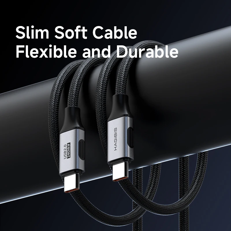 รูปสินค้า สายชาร์จ USB-C สุดเร็ว 240W สำหรับ iPhone แล็ปท็อป