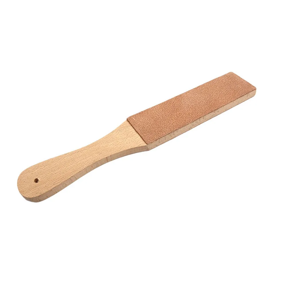 

Leathercraftening Plate Wood Carving Knives Double Side Polishing Keeping Razors Nauture Wood Color
