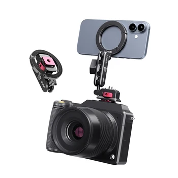 Ulanzi MA56 4-in-1 MagLock Phone Mount / Phone Clamp Mount 360° Rotation for Photography Light Tripod Travel Outdoor Vlog Shots