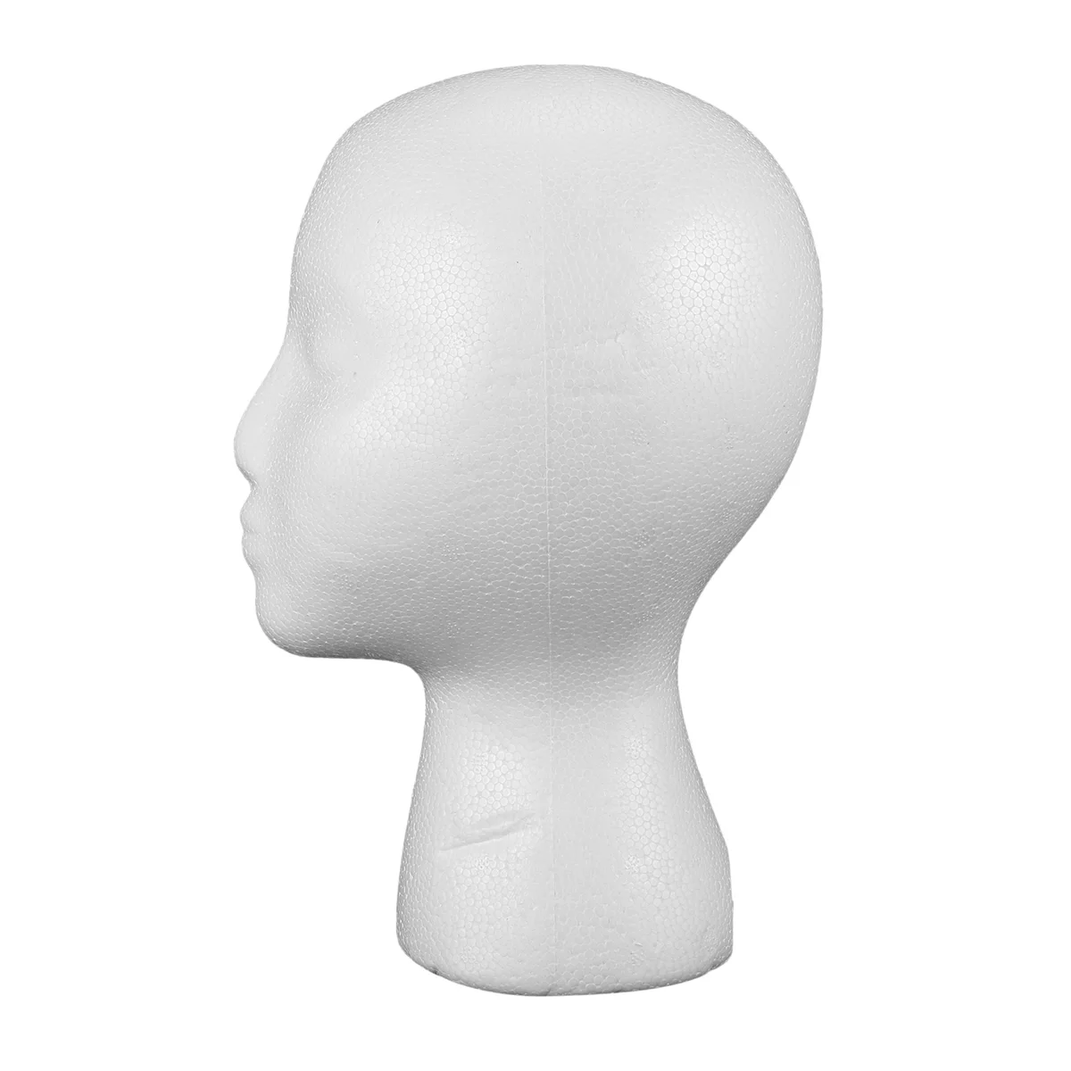 

Foam Mannequin Wig Head Display Hat Cap Wig Holder White Foam Head