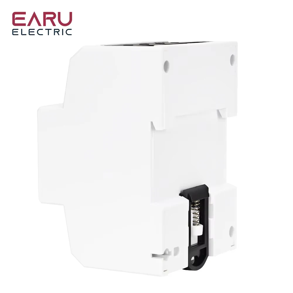 Din Rail 380V 3 Phase 4 Wire Energy Meter Power Consumption Monitor kWh Meter Wa