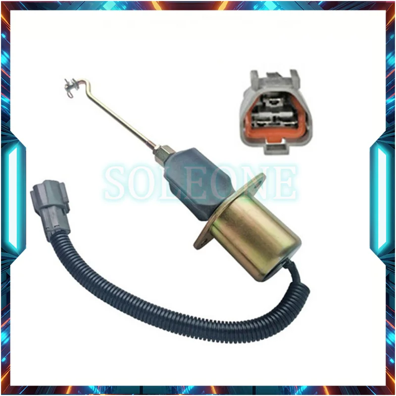 

12V Stop Solenoid Valve 32A87-06100 32A87-05100 32A87-15100 For Mitsubishi S4Q S4S Volvo Terex Schaeff