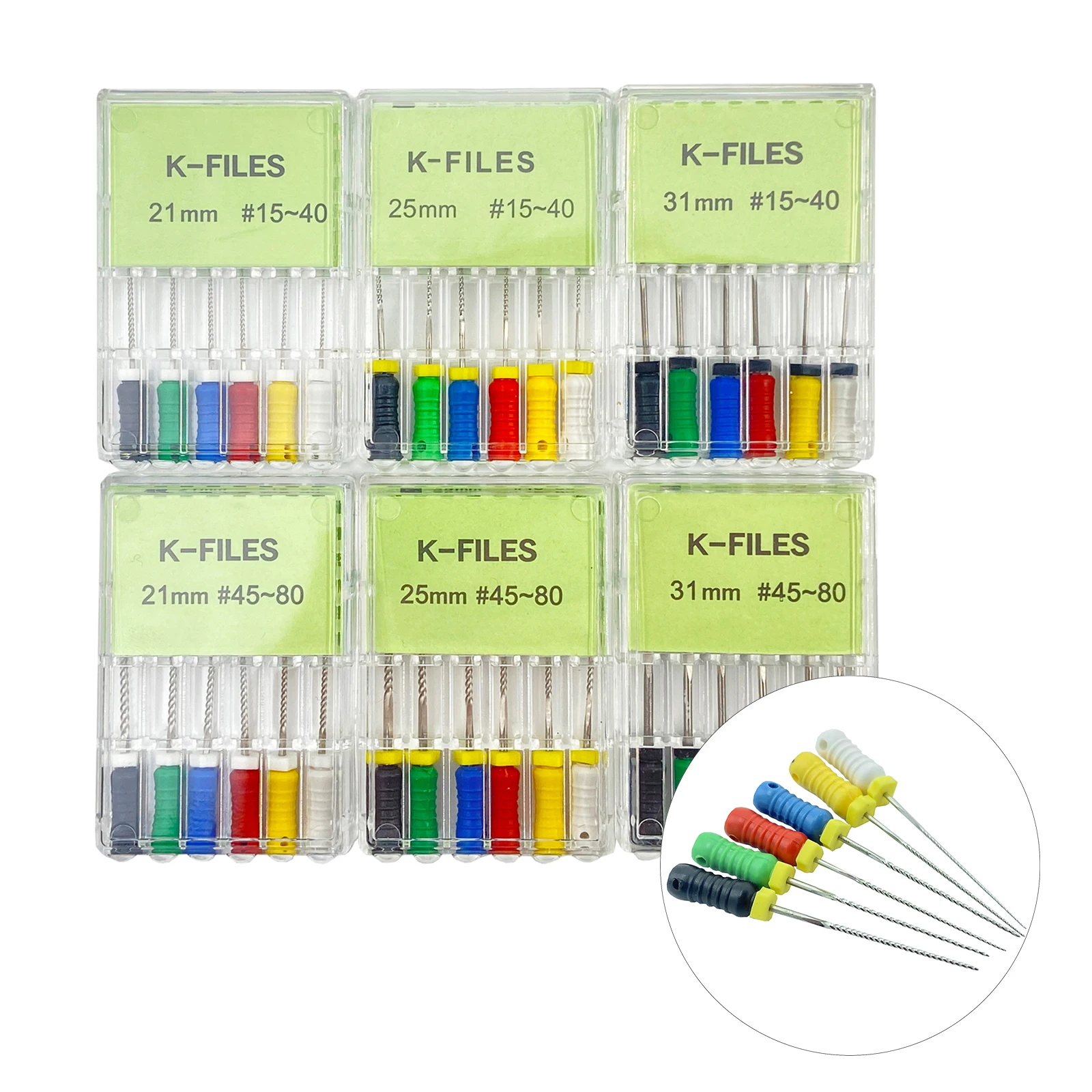 歯科ツール根管遠藤 H ファイル 25 ミリメートル K ファイル 25