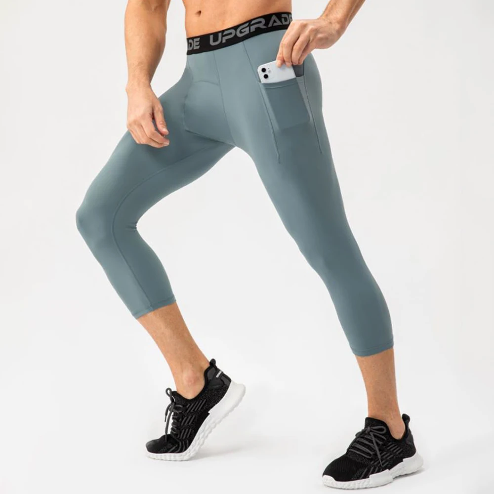 Desgaste De Los Hombres De Compresión Medias Leggings Baloncesto Gym  Fitness Ropa De Deporte Para Hombre Que Funciona Con Pantalones De  Entrenamiento De Fútbol Leggins Hombre De 33,19 €