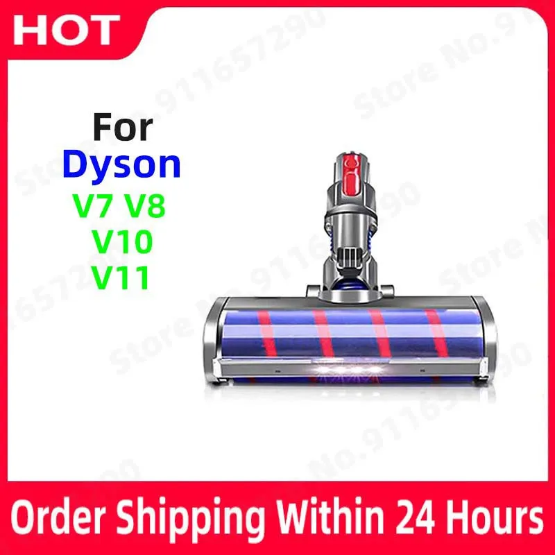 Motorizado Piso Escova Cabeça Ferramenta para Dyson v8 v7 V10 V11 Aspirador de pó Vassoura Cabeça do Rolo Escova de Chão Acessórios Substituição