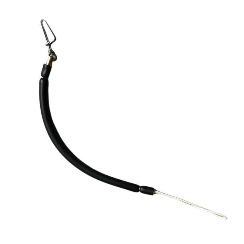 Spearguns Bungee, Spearfishing Shock Cord Spearguns Bungee 360 Degrees Connector Rebounds Latex Bungee with Swivel