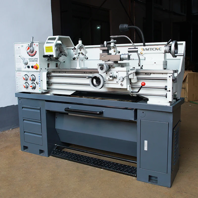מכונת טורנים ידנית C0636B מתכת טורן 1.5kw מהירות גבוהה מכונת טורנים אופקית